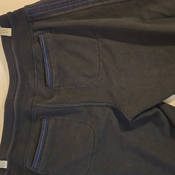 Athleta Black With Blue Stripes Down Side Of The Pants - Picture 3 of 6